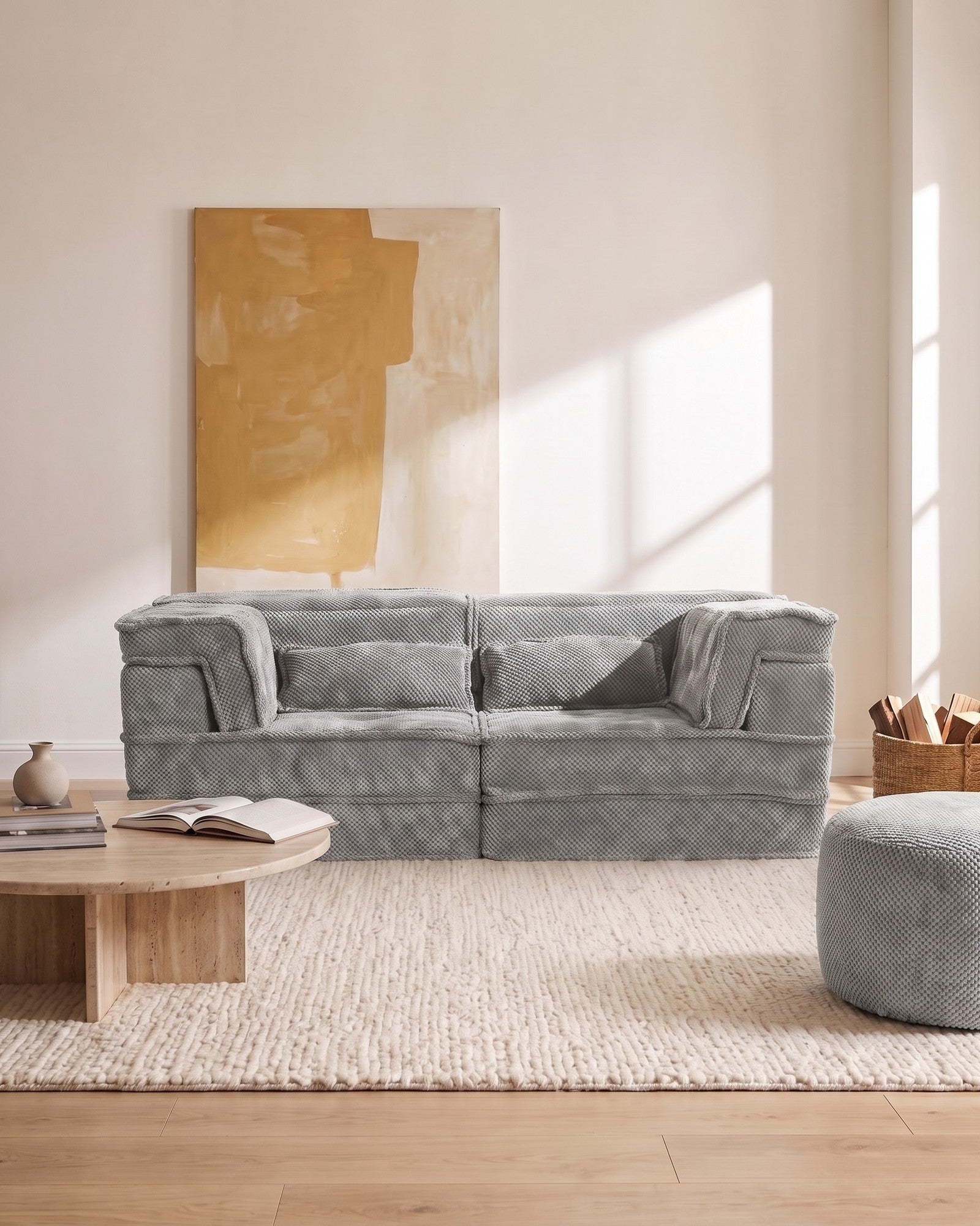 Boneless Loveseats in a living room