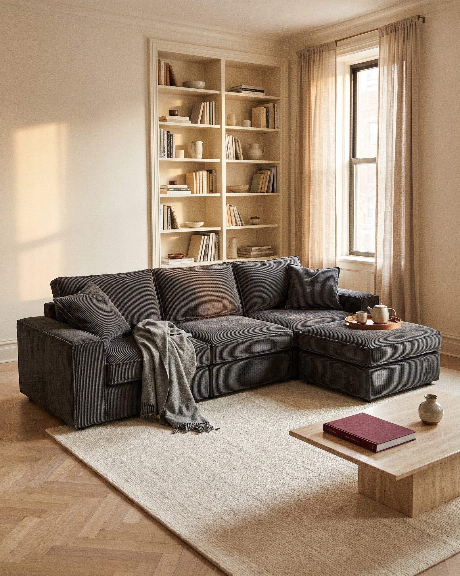 Gray Sectionals & Couches in a living room