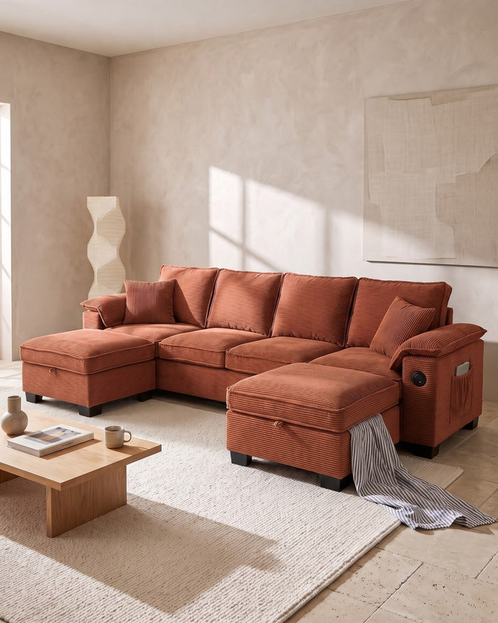 Orange & Rust Couches