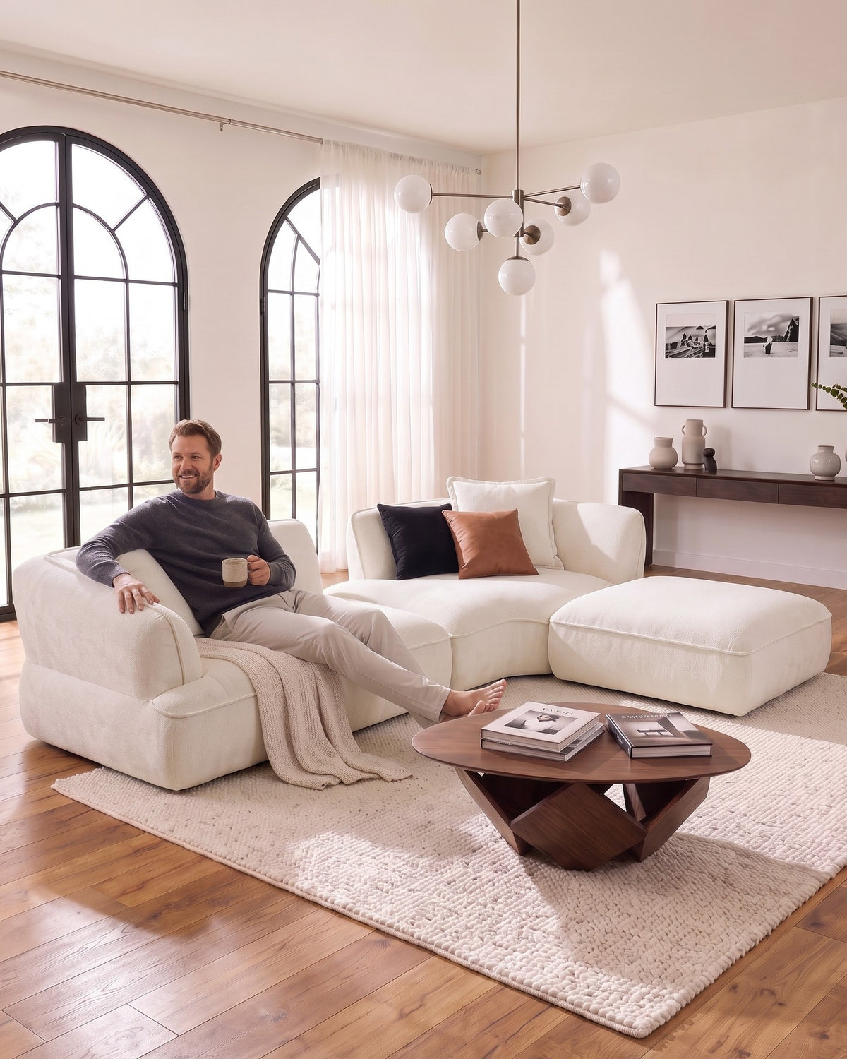 Room to curl up however you like