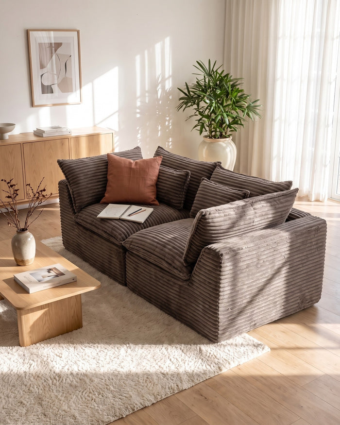 Brown & Taupe Sectionals