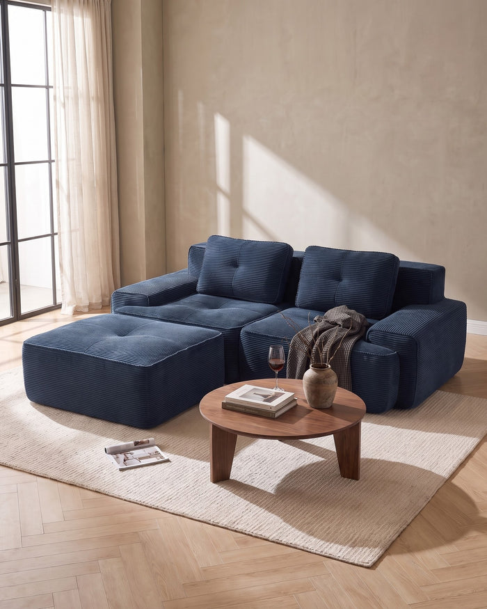 Loveseats with Ottoman